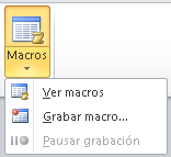 macros opciones macros opciones