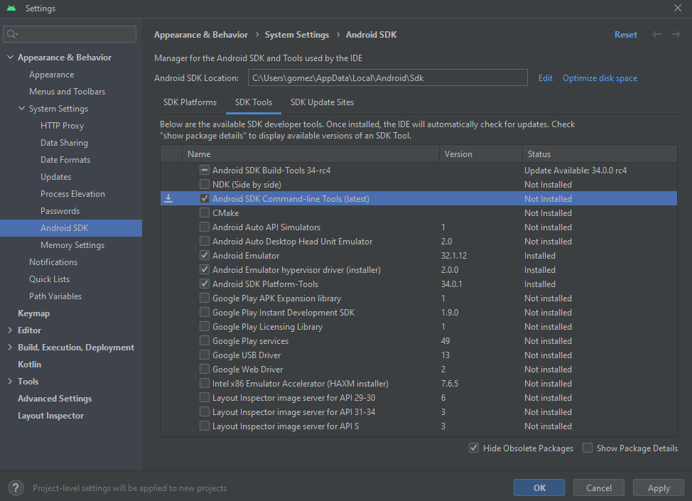 instalar flutter 8