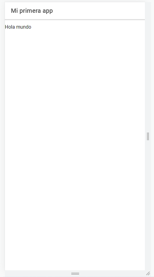ionic hello world 4