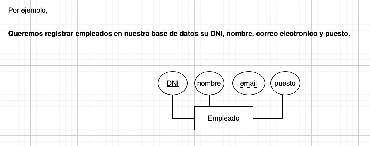 atributos modelo entidad relacion 1